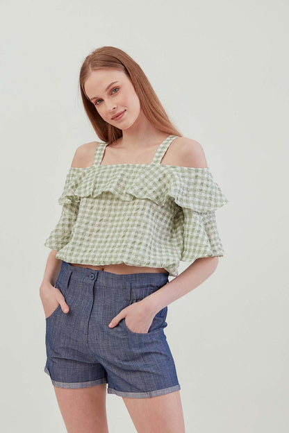 VOLANI SKIRT ELASTANE BLOUSE