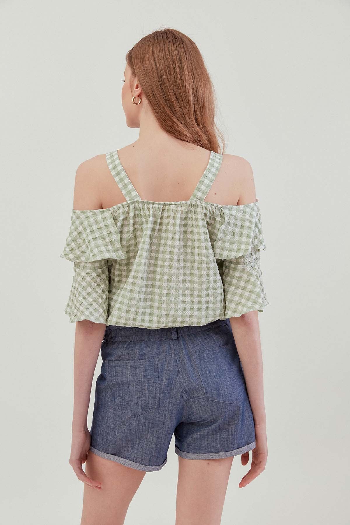 VOLANI SKIRT ELASTANE BLOUSE