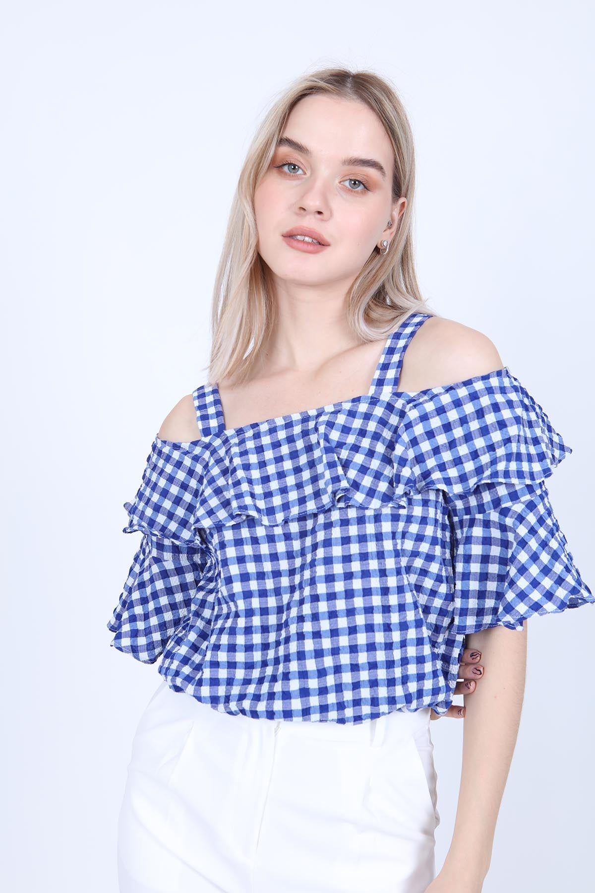 VOLANI SKIRT ELASTANE BLOUSE