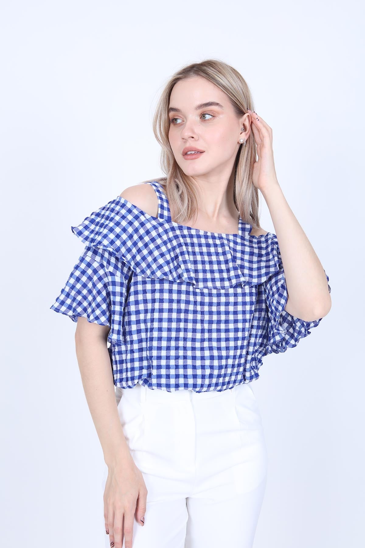 VOLANI SKIRT ELASTANE BLOUSE