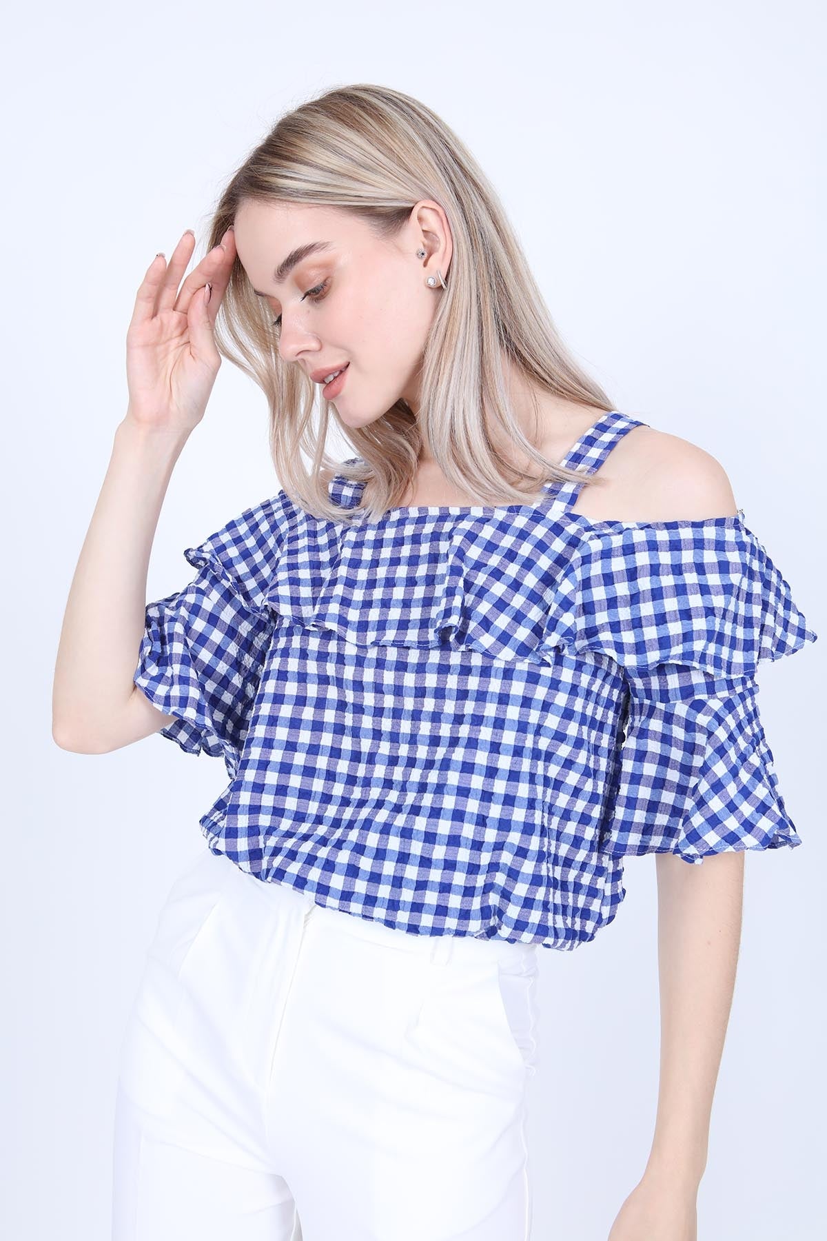 VOLANI SKIRT ELASTANE BLOUSE