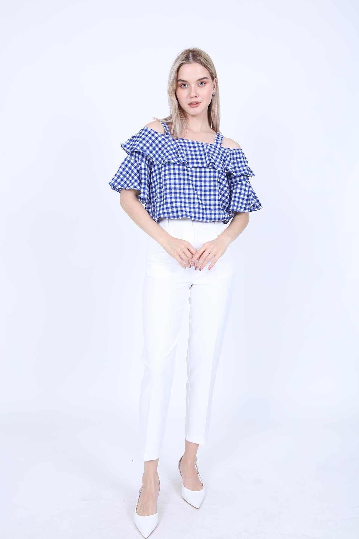 VOLANI SKIRT ELASTANE BLOUSE