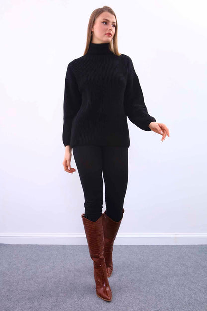 TURTLENECK KNITTED SWEATER