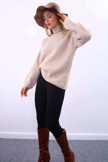TURTLENECK KNITTED SWEATER
