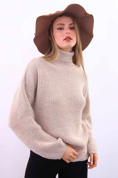 TURTLENECK KNITTED SWEATER