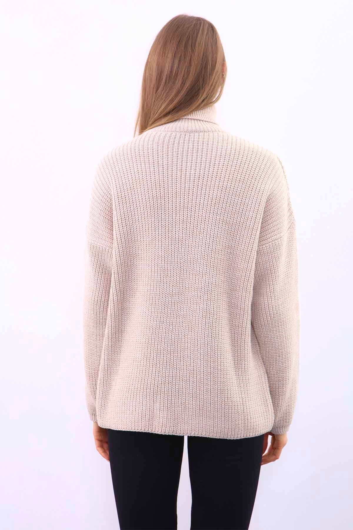 TURTLENECK KNITTED SWEATER
