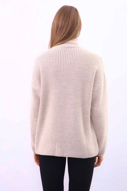 TURTLENECK KNITTED SWEATER