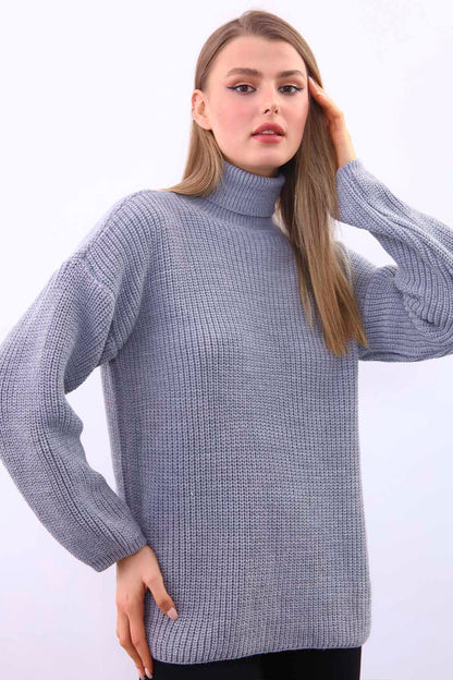 TURTLENECK KNITTED SWEATER