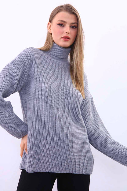 TURTLENECK KNITTED SWEATER