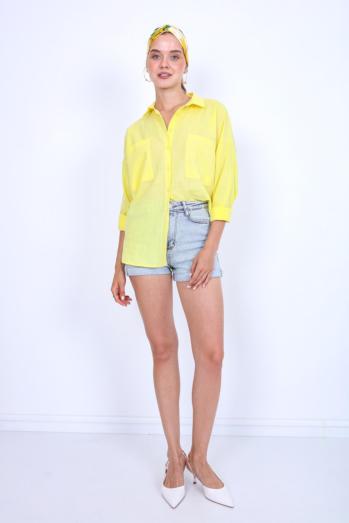 BASIC COMFY FRONT POCKET SHIRT