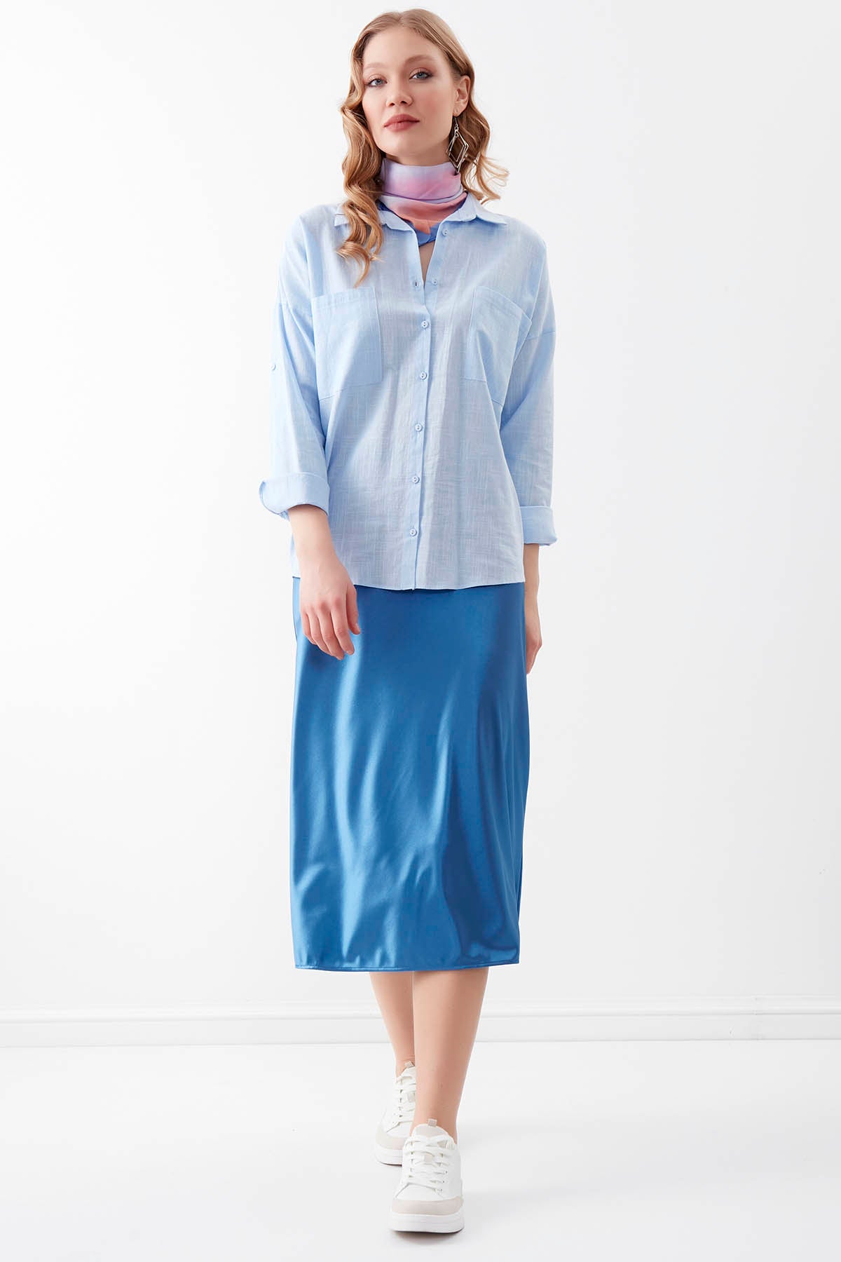 BASIC COMFY FRONT POCKET SHIRT