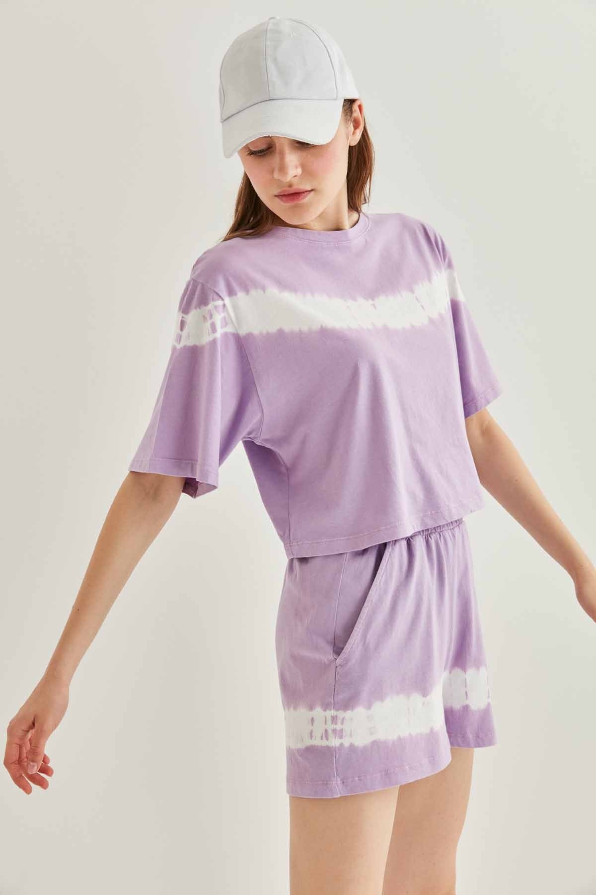 BATIK PAINT CROP T-SHIRT