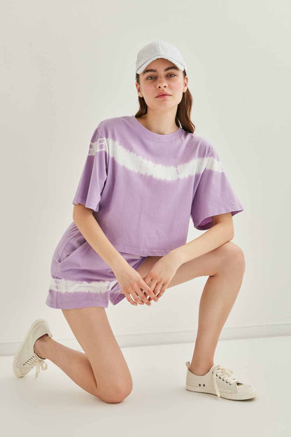 BATIK PAINT CROP T-SHIRT