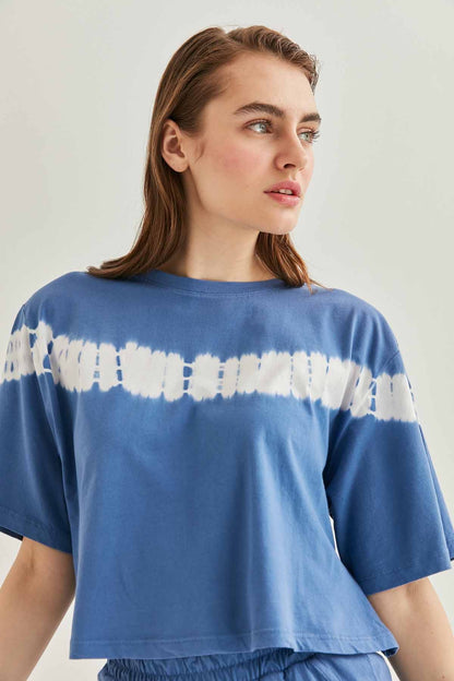 BATIK PAINT CROP T-SHIRT