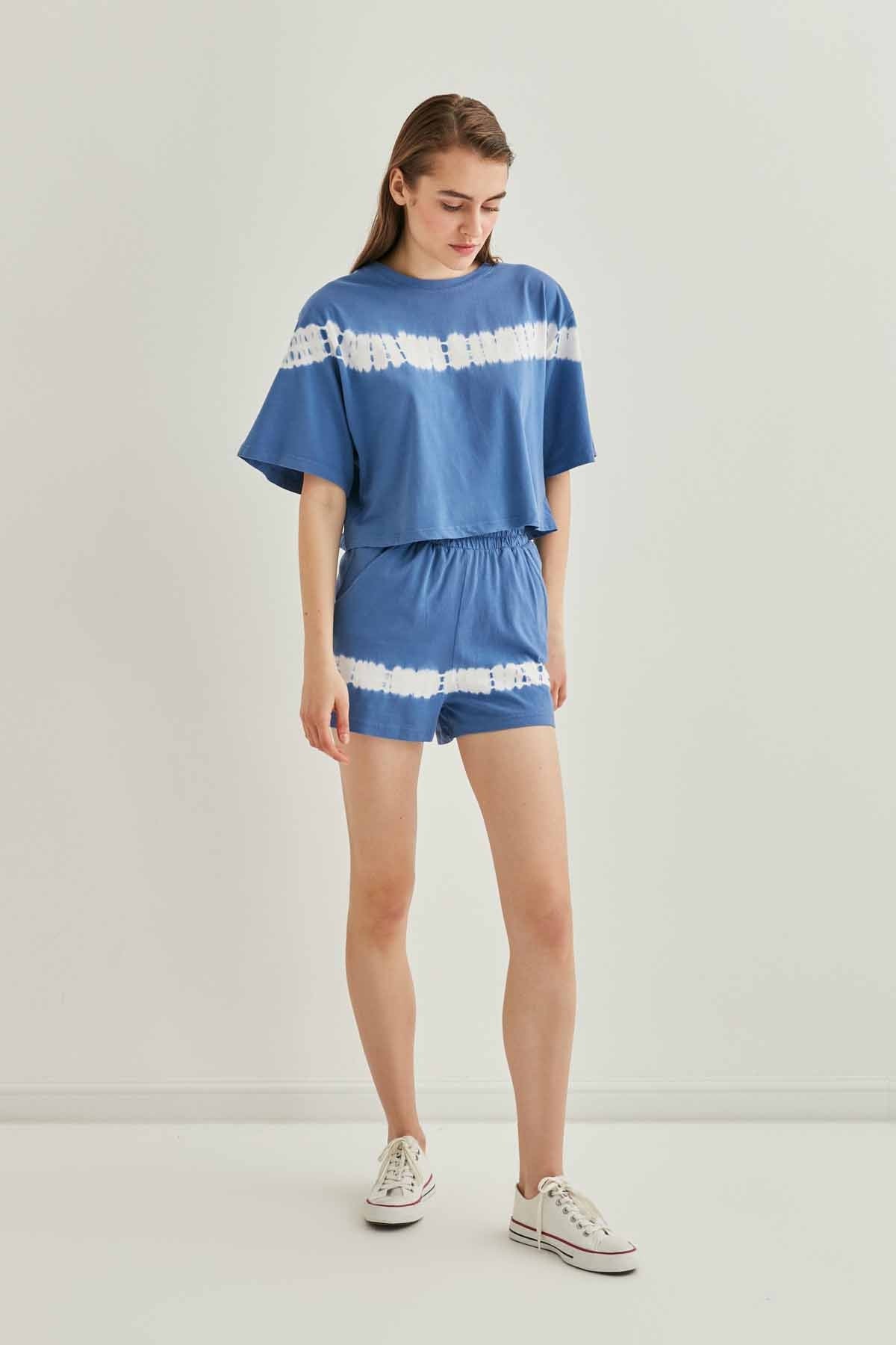 BATIK PAINT CROP T-SHIRT
