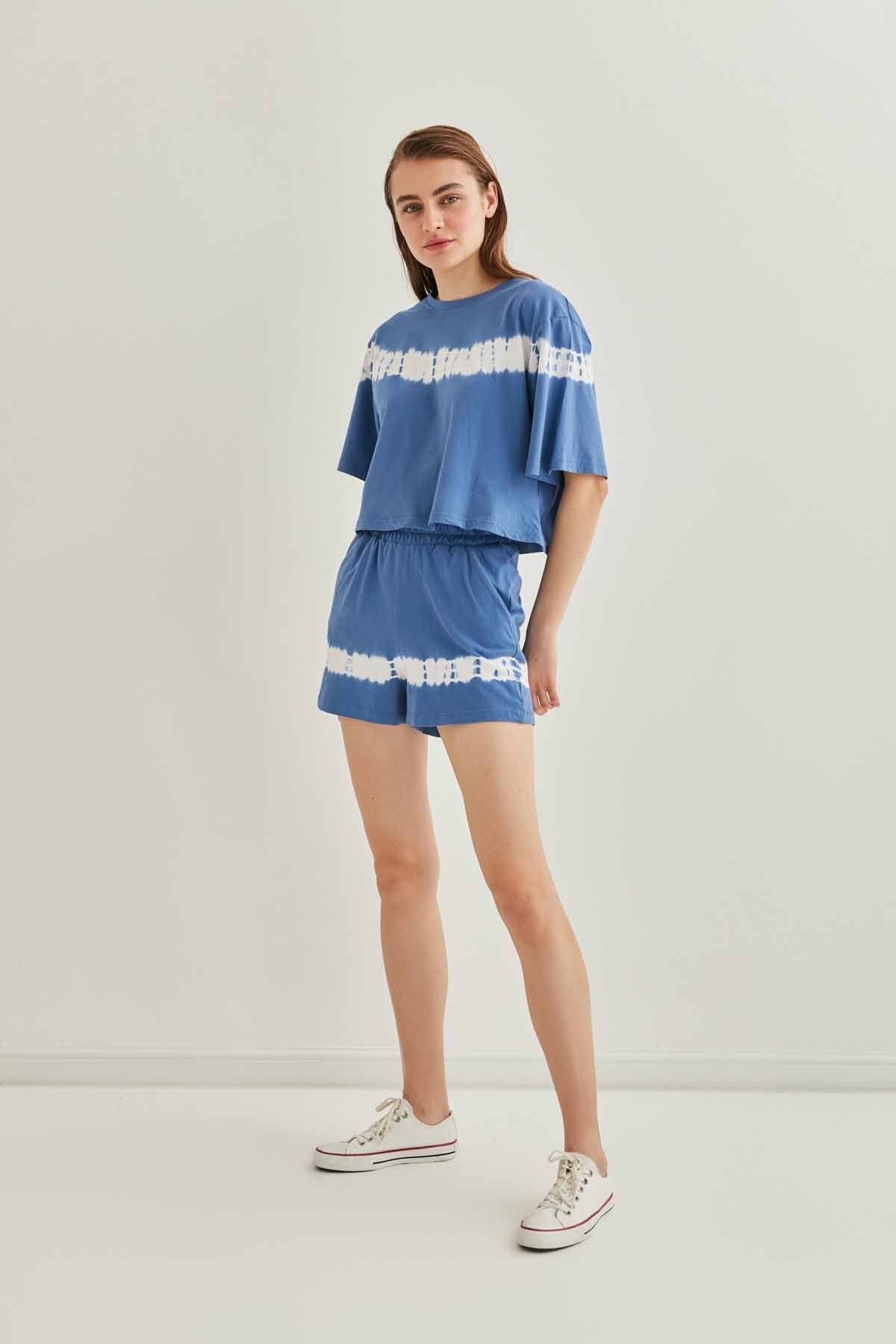 BATIK PAINT CROP T-SHIRT