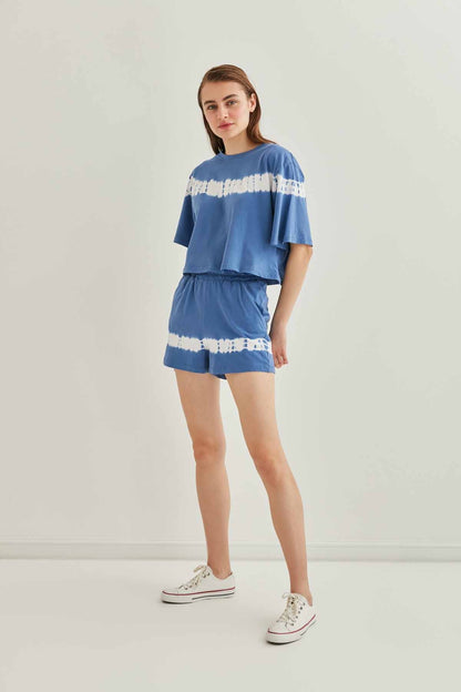 BATIK PAINT CROP T-SHIRT