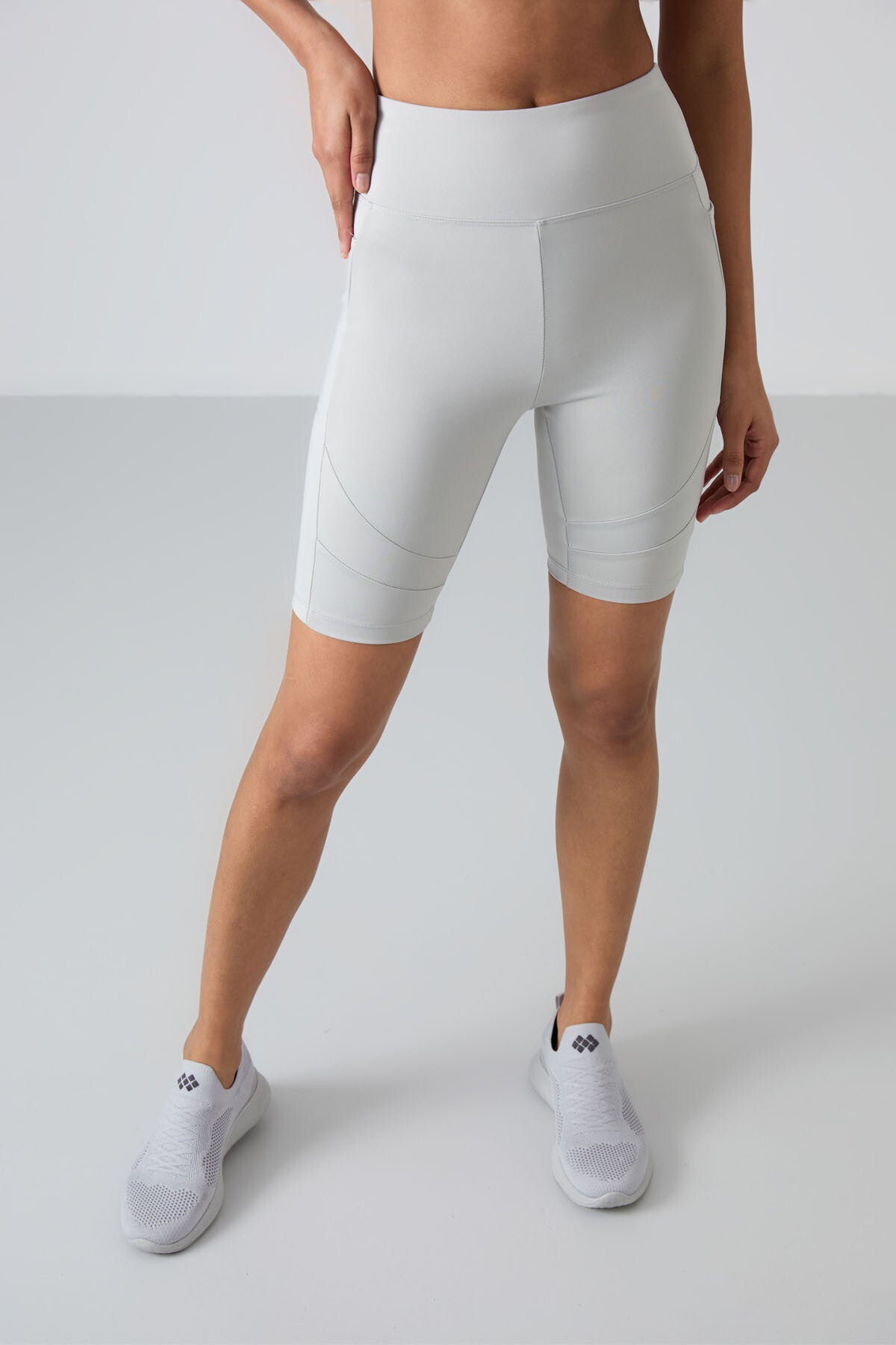 Stone Polyester Flexible Standard Fit Performance Women's Biker Tights - 91012
