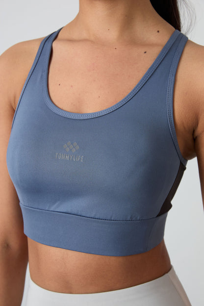 Petrol Cross Back Detailed Slim Fit U Collar Padded Women's Sports Bra - 97121