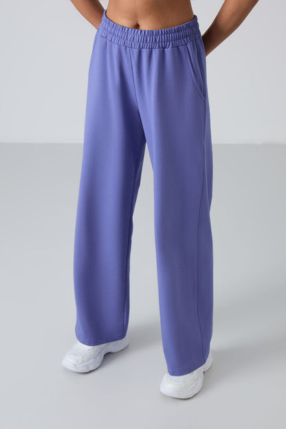 Plato High Waist Comfort Fit Wide Leg Women's Tracksuit Bottom - 94567