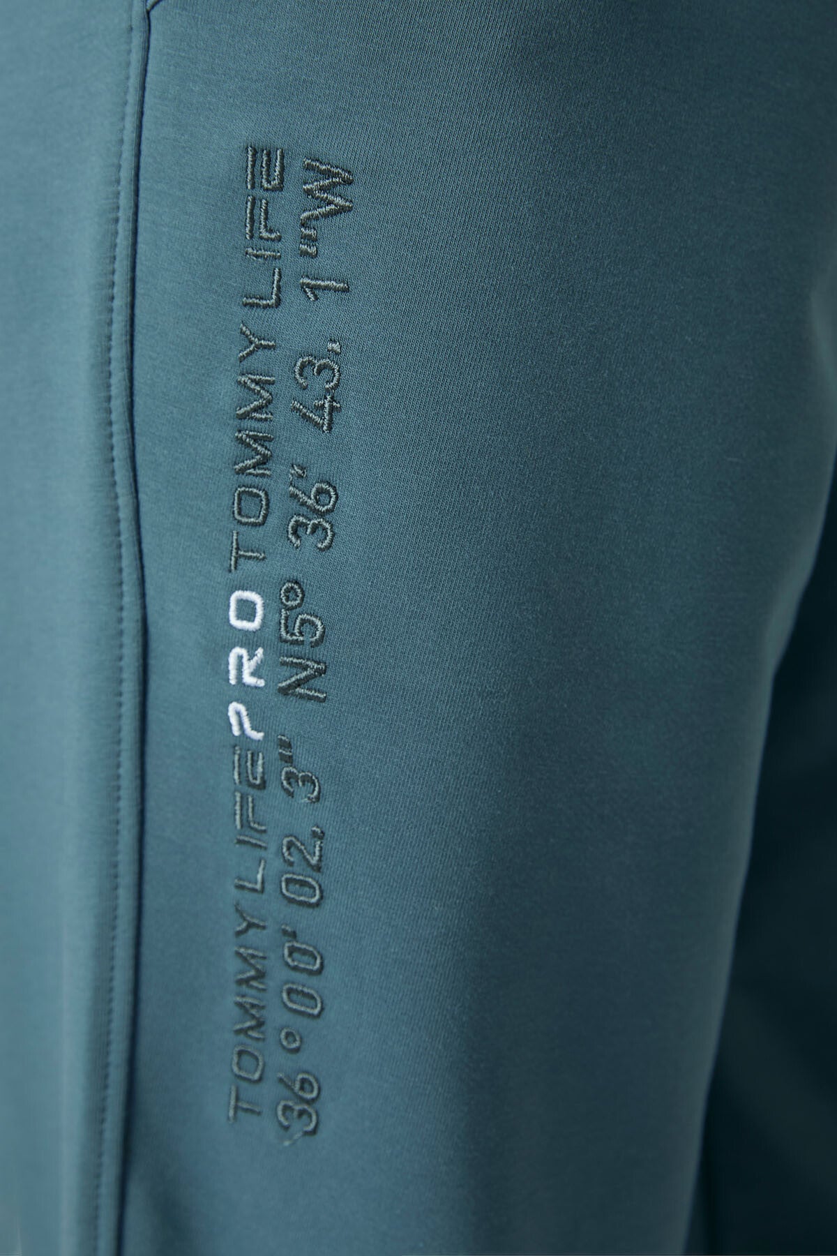 Forest Green Hooded Kangaroo Pocket Oversize Elastic Cuff Women's Tracksuit Set - 95288
