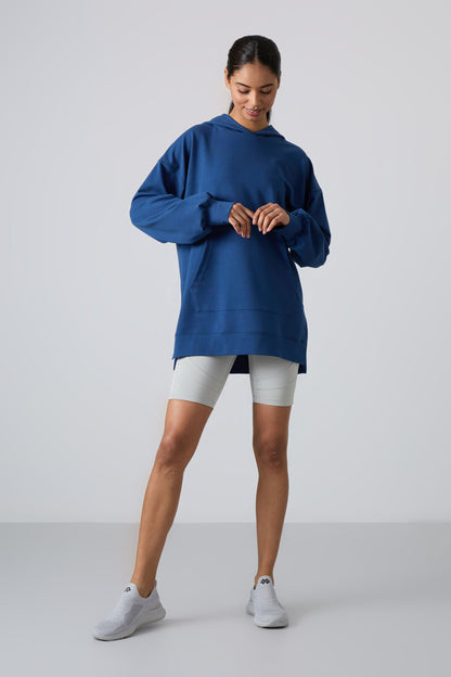 Parliament Balloon Collar Embroidered Women's Oversize Tunic Sweatshirt - 97163