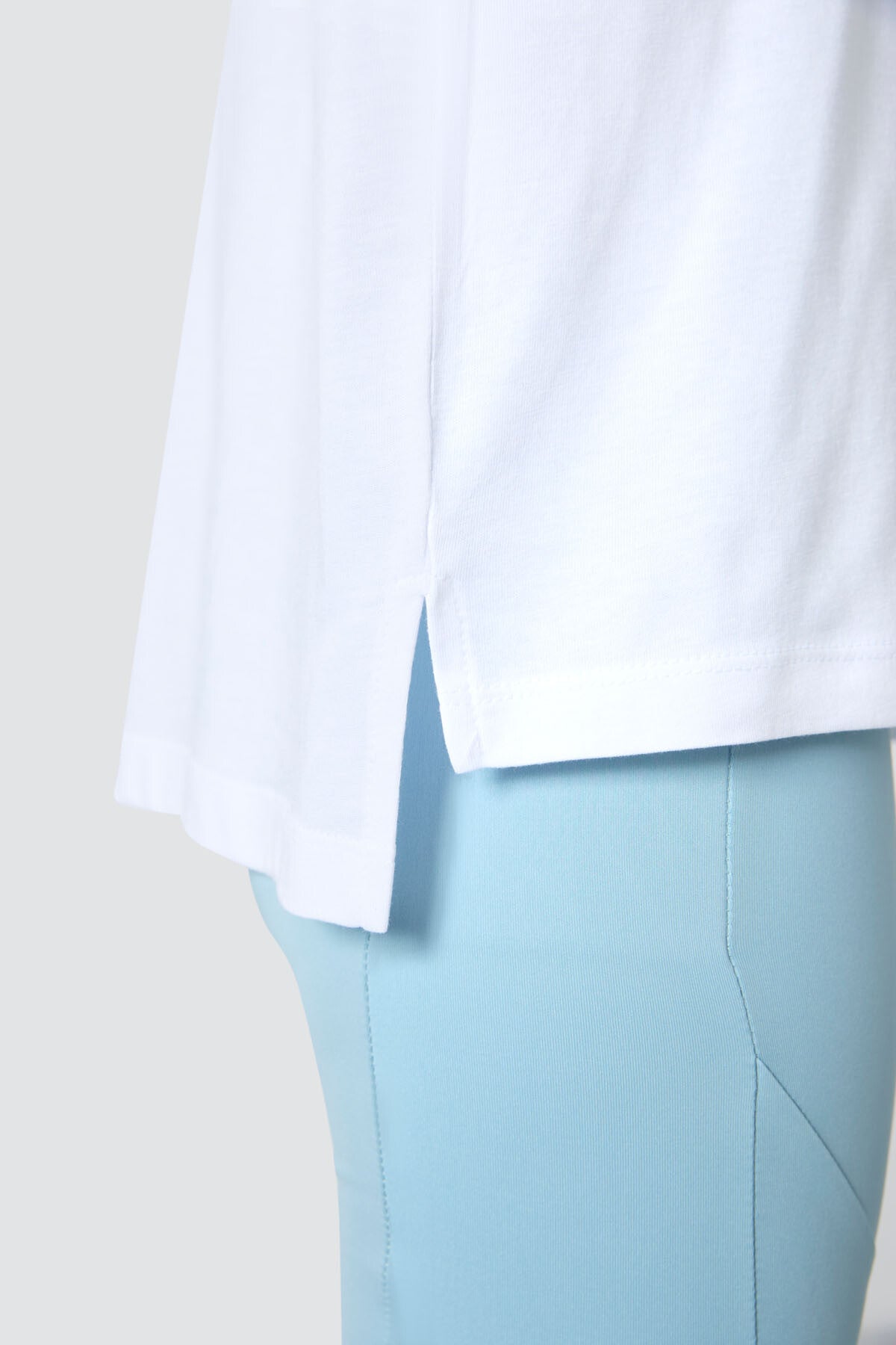 White Jersey Modal Soft Touch Oversize Fit Basic Women's T-Shirt - 97285