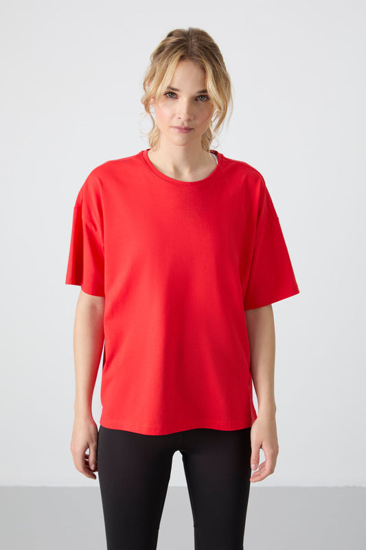 Fiesta Modal Cotton Soft Touch Oversize Fit Basic Women's T-Shirt - 97285