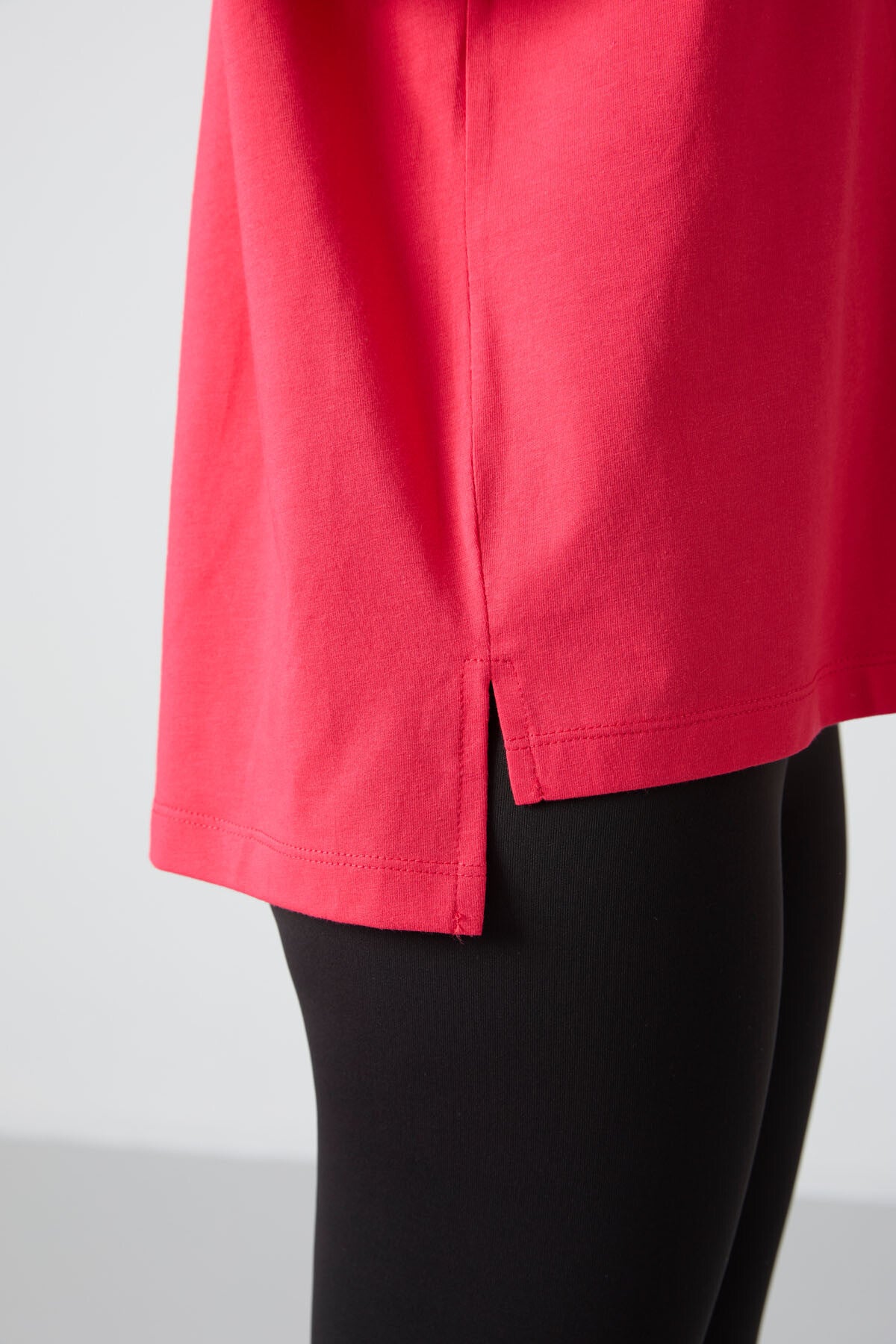 Rose Modal Soft Touch Oversize Fit Basic Women's T-Shirt - 97285