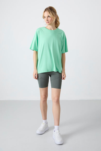 Jersey Modal Soft Touch Oversize Fit Basic Women's T-Shirt - 97285