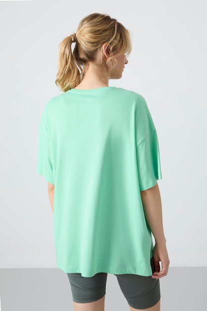 Jersey Modal Soft Touch Oversize Fit Basic Women's T-Shirt - 97285