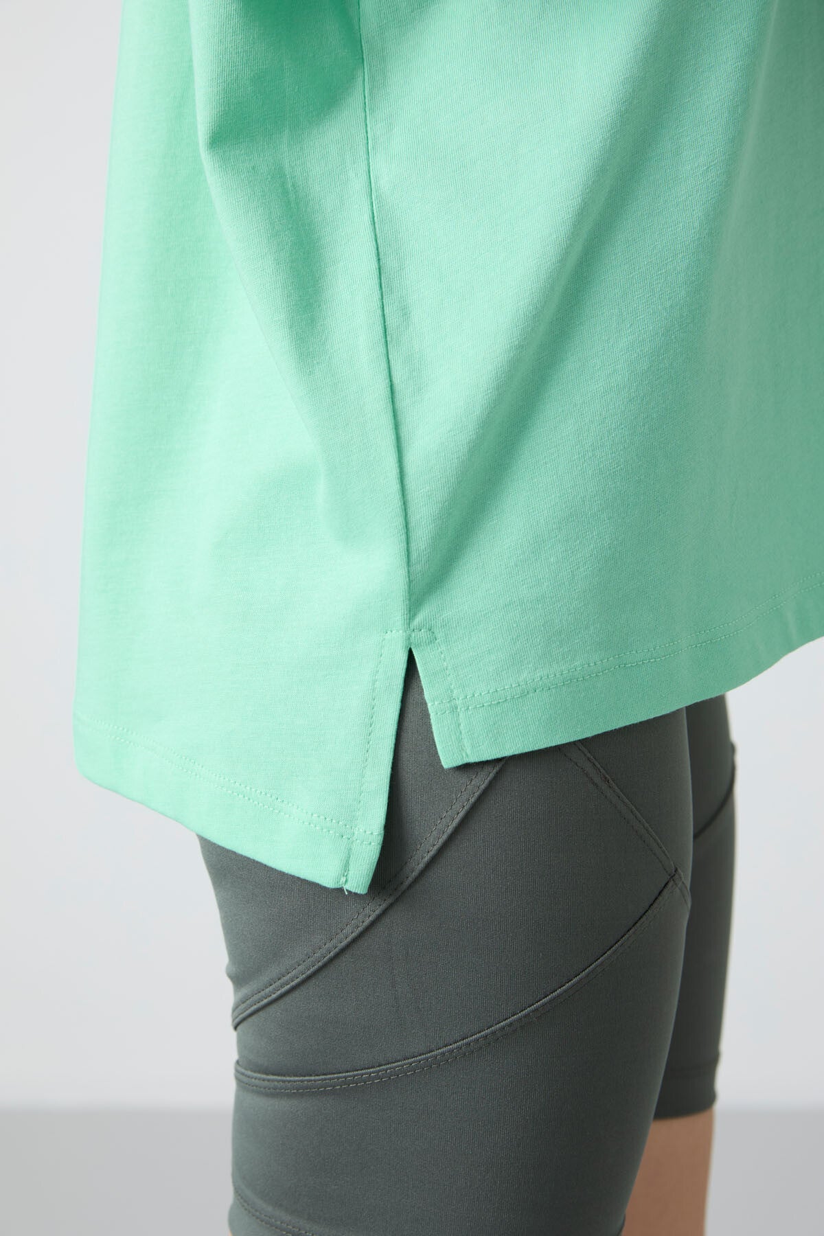 Jersey Modal Soft Touch Oversize Fit Basic Women's T-Shirt - 97285
