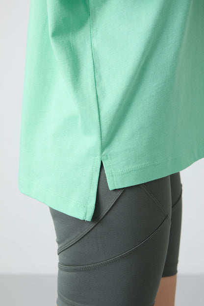 Jersey Modal Soft Touch Oversize Fit Basic Women's T-Shirt - 97285