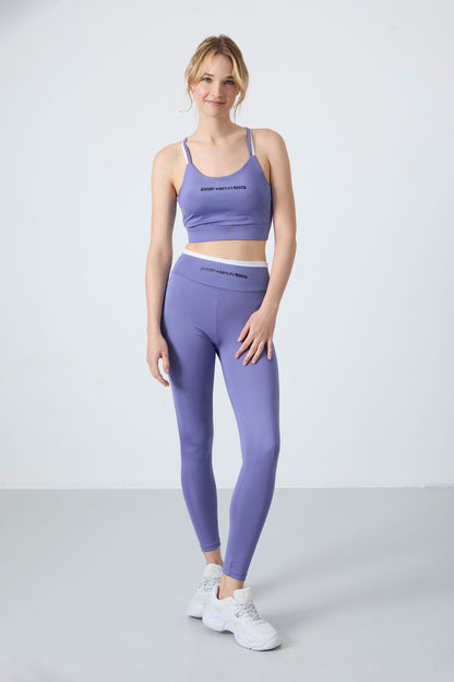 Plato Polyester Flexible Standard Fit Performance Women's Tights Set - 95333