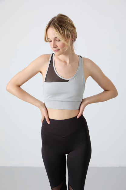 Stone - Black Polyester Flexible Standard Fit Performance Women's Tights Set - 95331