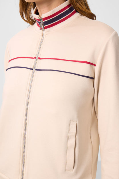 Soft Touch Knitted High Collar Oversize Women's Tracksuit Set - 95350