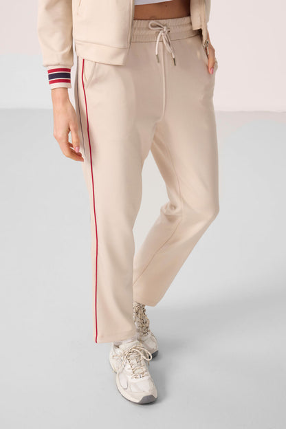 Soft Touch Knitted High Collar Oversize Women's Tracksuit Set - 95350