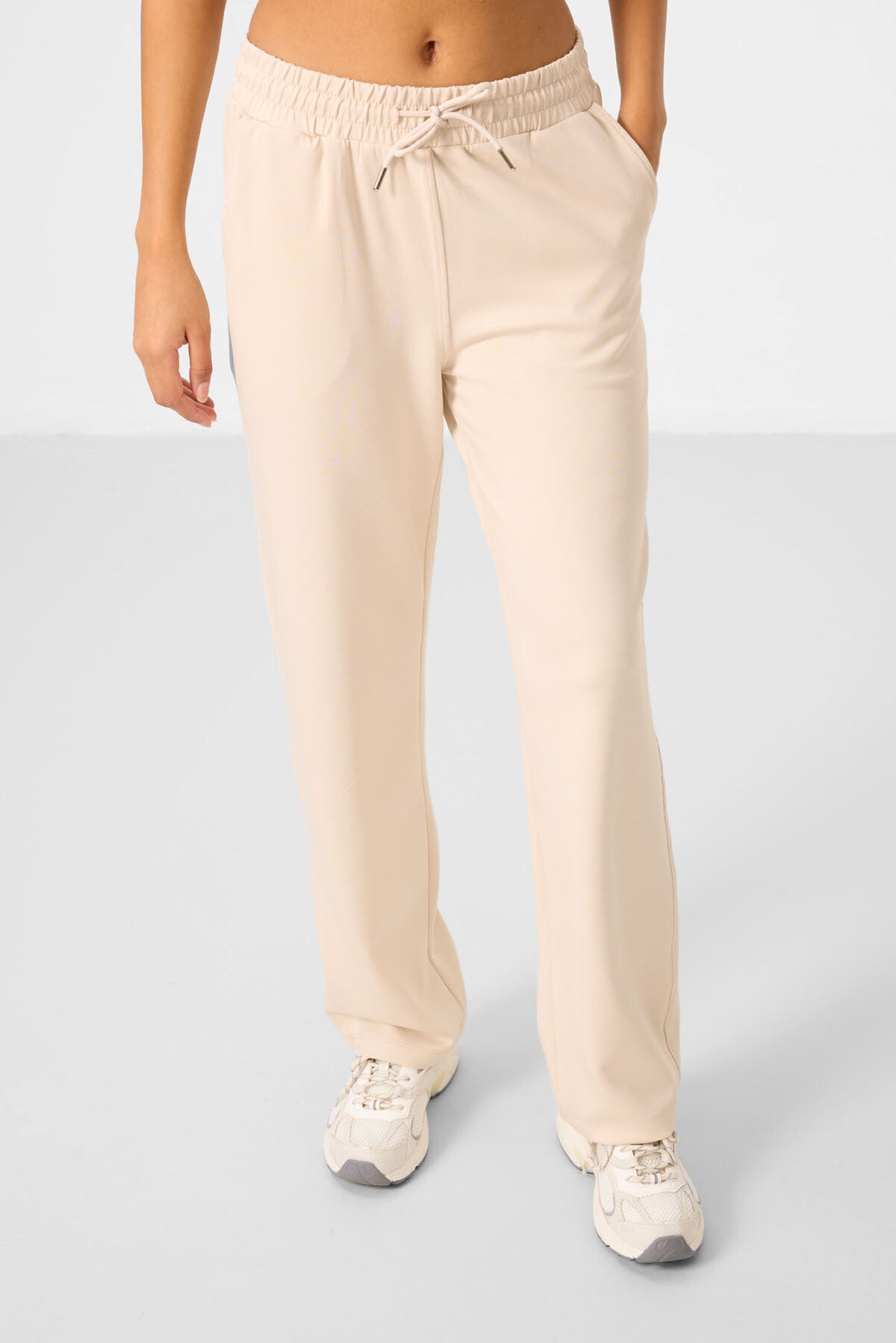Soft Woven Hooded Oversize Women's Tracksuit Tunic Set - 95348