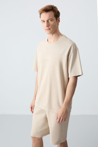 Cotton Thick Soft Textured Comfort Fit Basic Men's Shorts Set - 85257