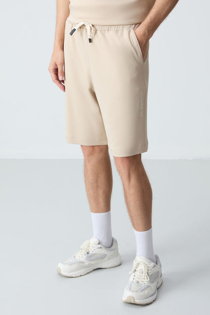 Cotton Thick Soft Textured Comfort Fit Basic Men's Shorts Set - 85257