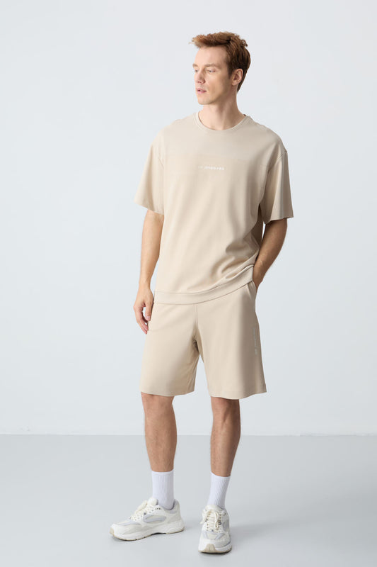 Cotton Thick Soft Textured Comfort Fit Basic Men's Shorts Set - 85257