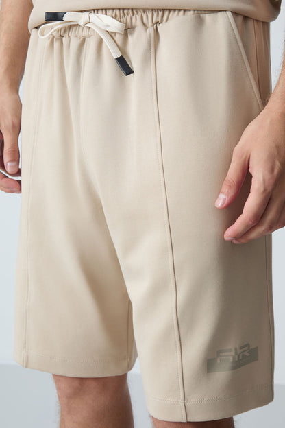 Cotton Thick Soft Textured Oversize Fit Basic Men's Shorts Set - 85259
