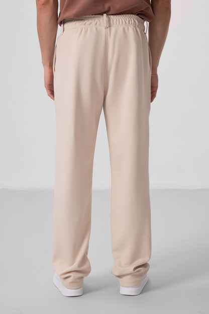 Textured Surface Comfort Fit Palazzo Men's Trousers - 82163