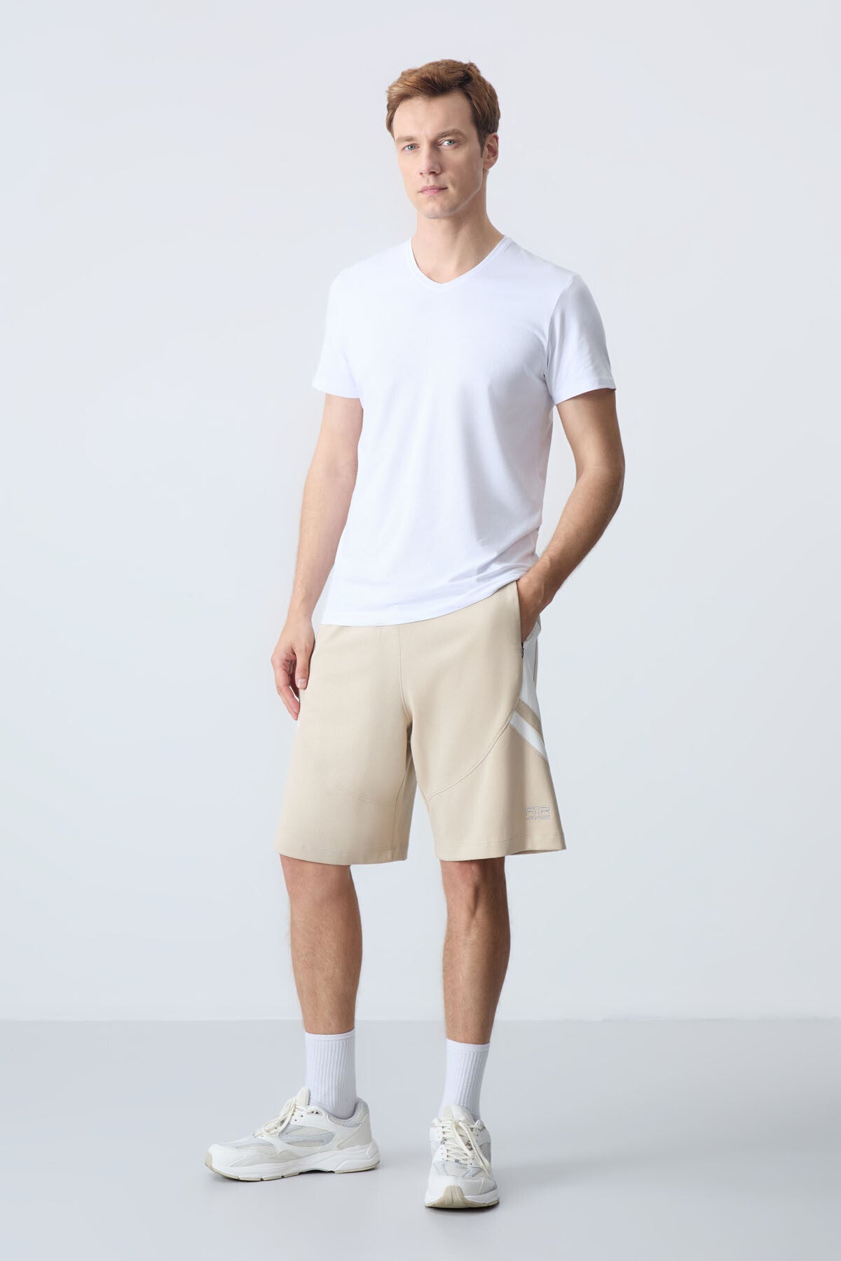 Cotton Thick Soft Textured Standard Fit Basic Men's Shorts - 81281