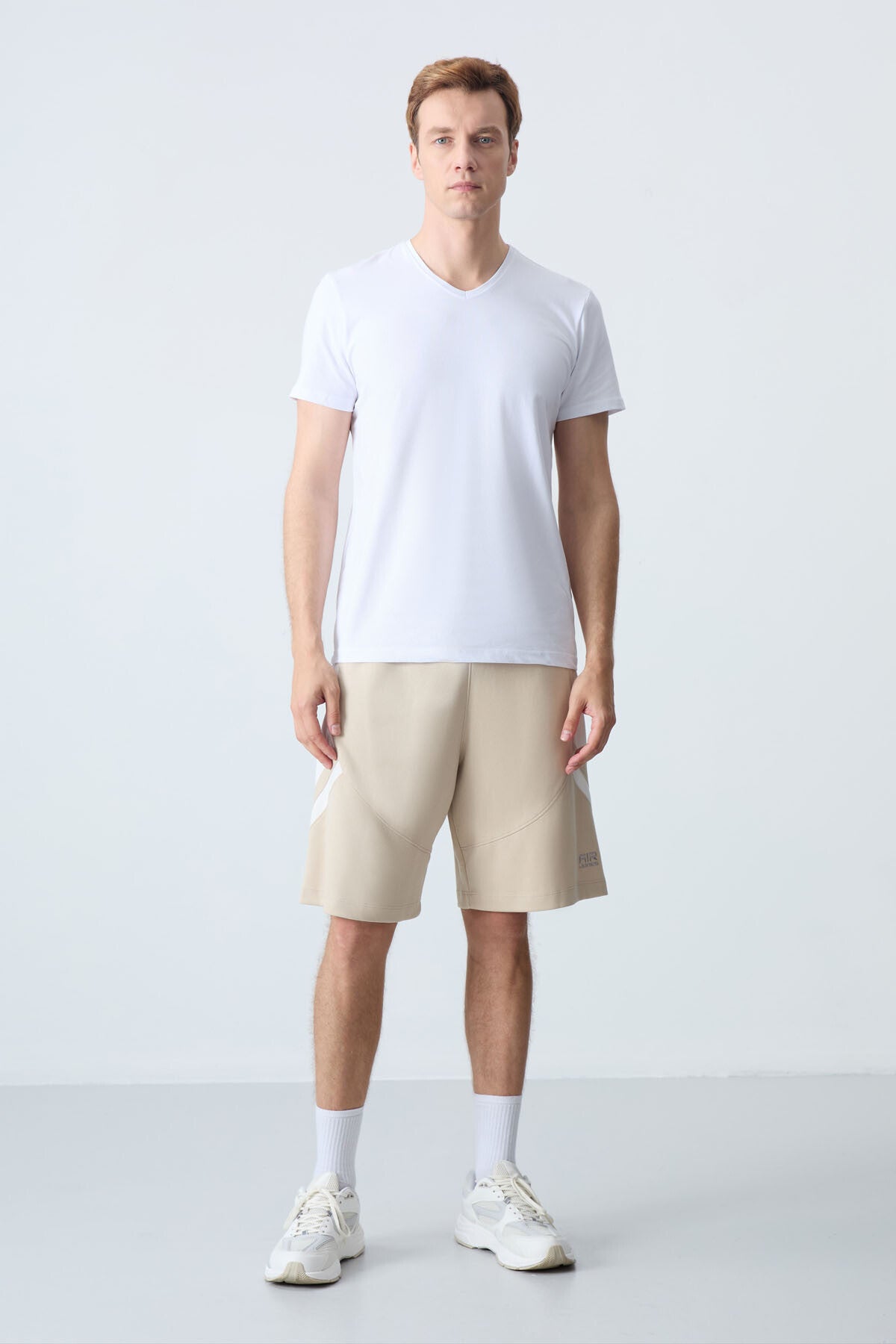Cotton Thick Soft Textured Standard Fit Basic Men's Shorts - 81281