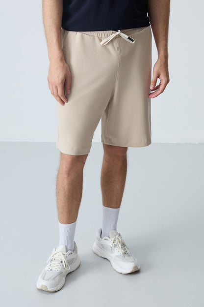 Cotton Thick Soft Textured Standard Fit Basic Men's Shorts - 81275