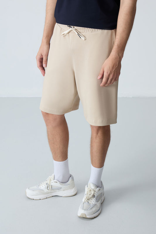 Cotton Thick Soft Textured Standard Fit Basic Men's Shorts - 81275