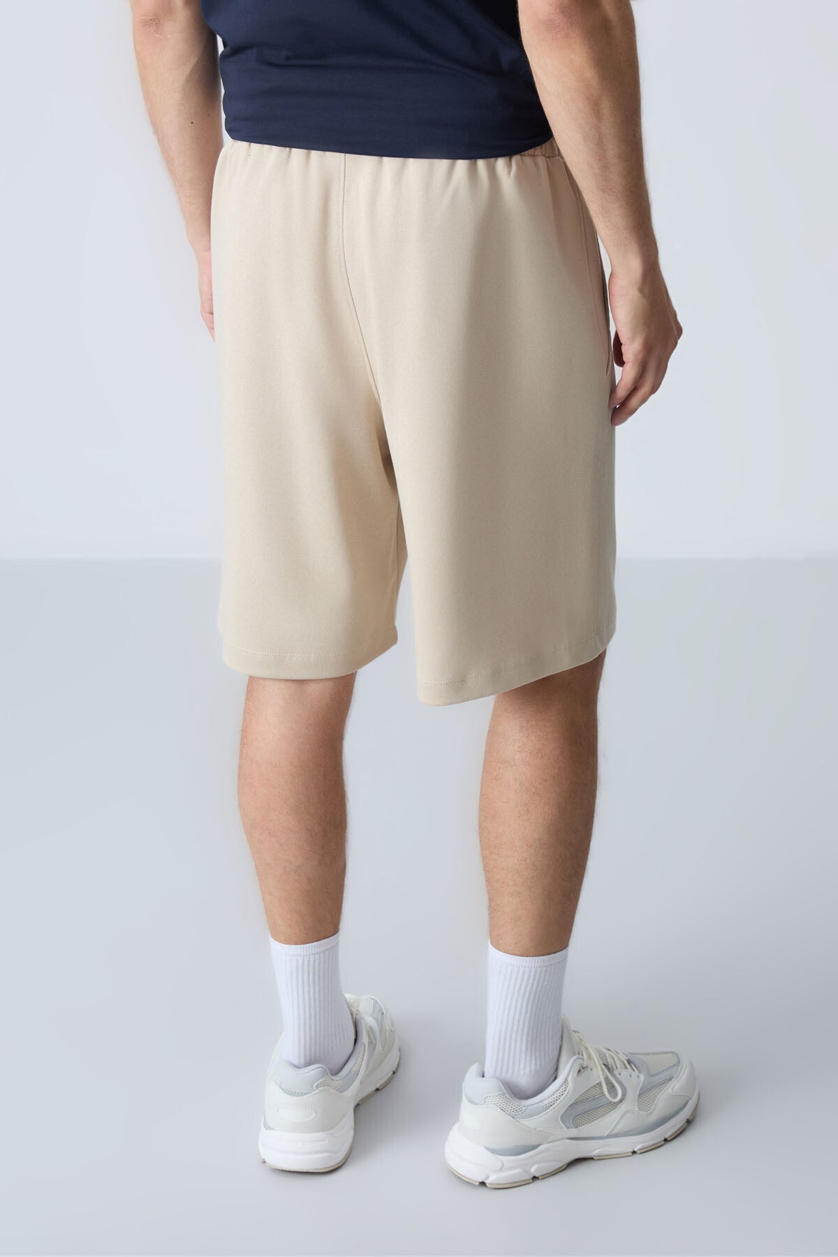 Cotton Thick Soft Textured Standard Fit Basic Men's Shorts - 81277