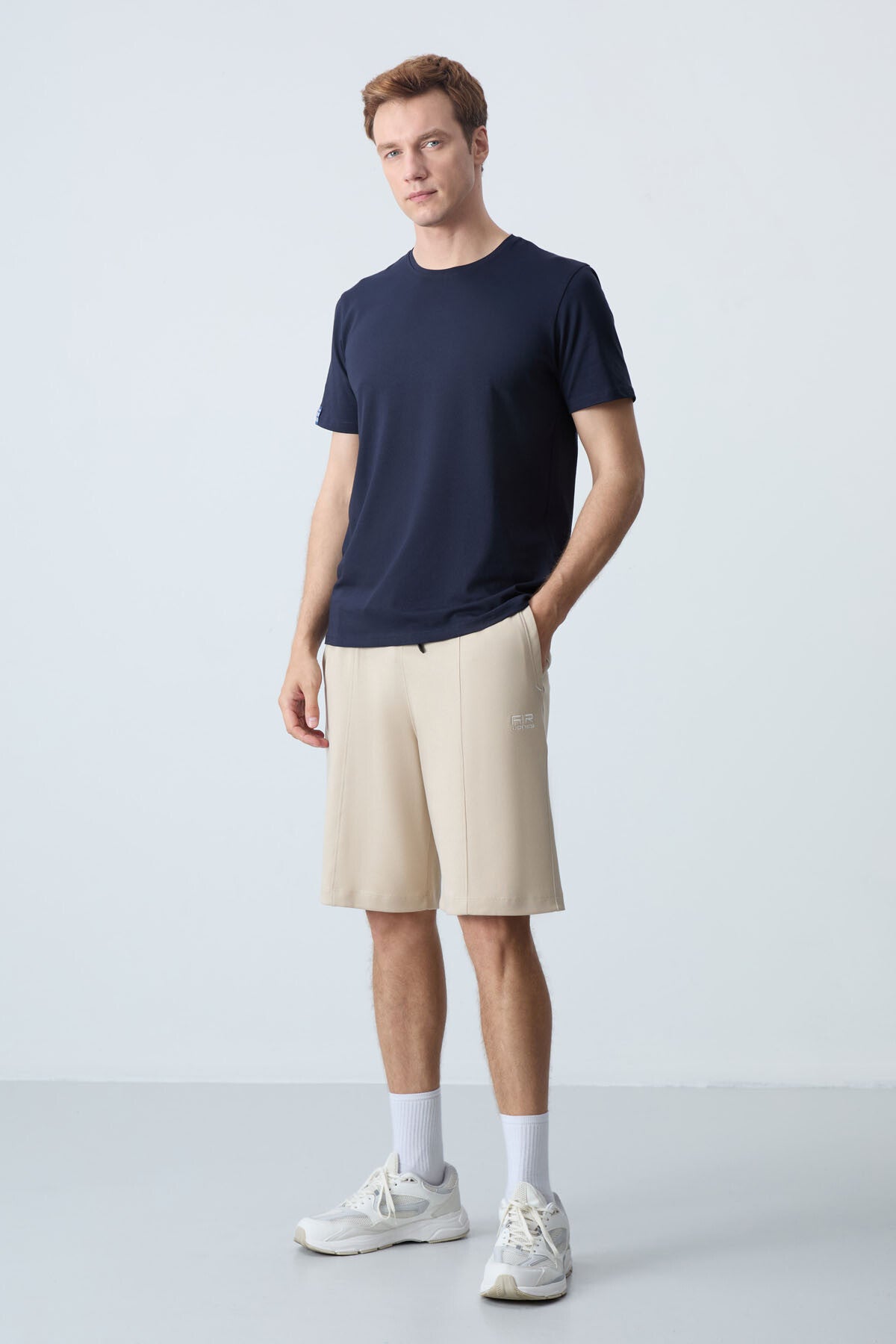 Cotton Thick Soft Textured Standard Fit Basic Men's Shorts - 81277