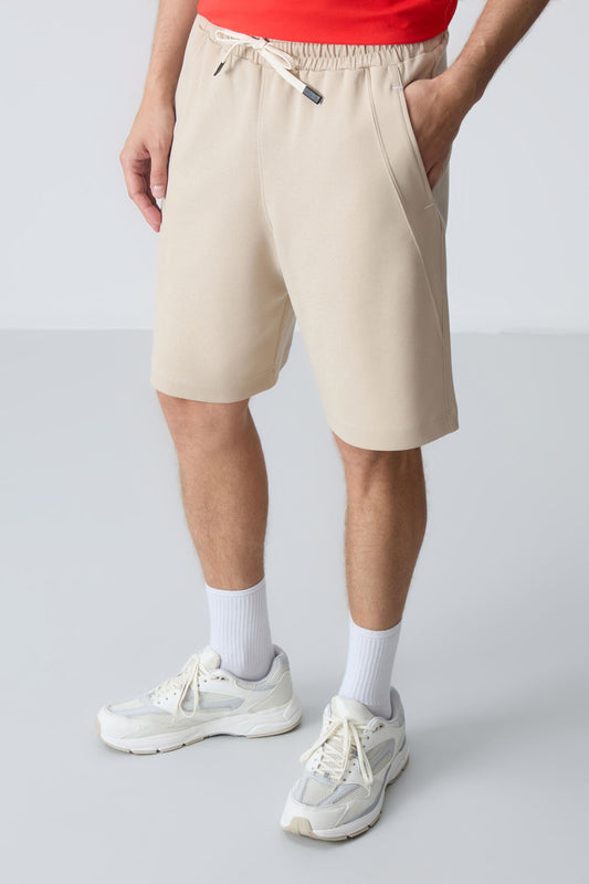Cotton Thick Soft Textured Standard Fit Basic Men's Shorts - 81278